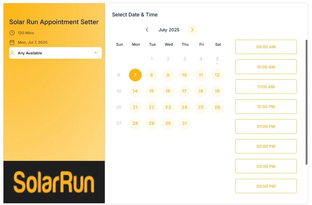 Booking system built with Go High Level calendar, automated by Zapier, with SMS reminders via Twilio and email confirmations via Brevo